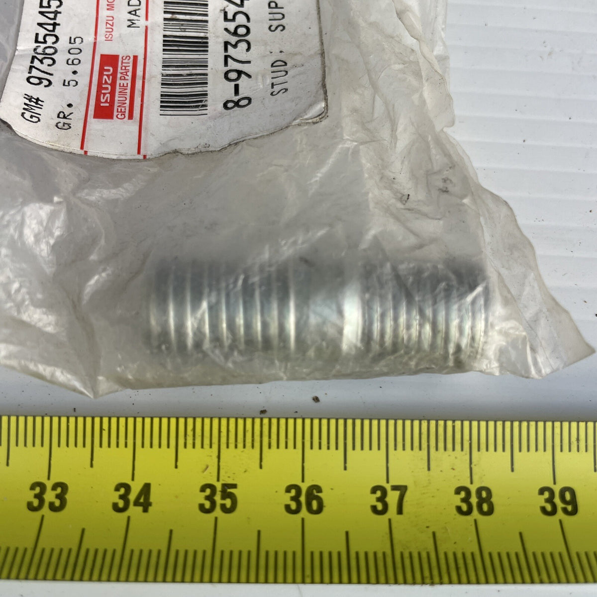 8-97365445-0 Genuine Isuzu Stud Support 2 Pitch OEM NOS