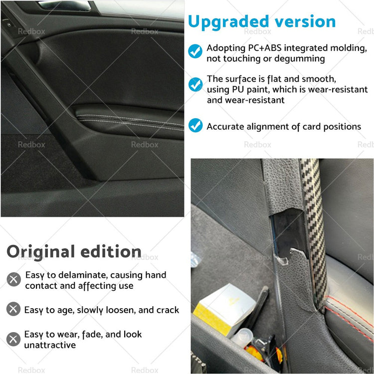 Left Inner Door Trim for Pull Handle Cover Suitable For 2009-2013 VW Golf MK6