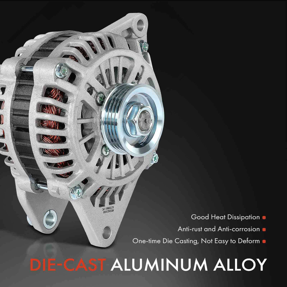 Alternator W/ 4 Pins for Mitsubishi Galant FTO EA DEA 1994-2001 2.0L 2.5L Petrol