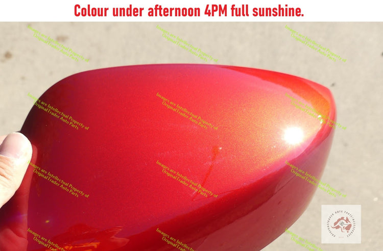 Left Door Mirror Cap Case Cover Mazda CX-9 CX9 TC Soul Red Crystal Metallic 46V