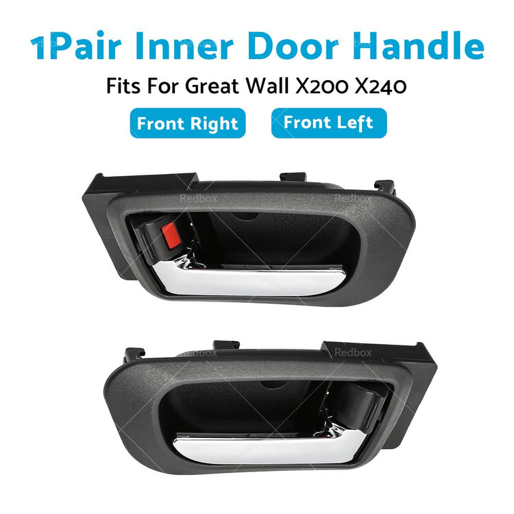 Pair LH RH Front Inner Door Handle Suitable For Great Wall X200 11-17 X240 10-16