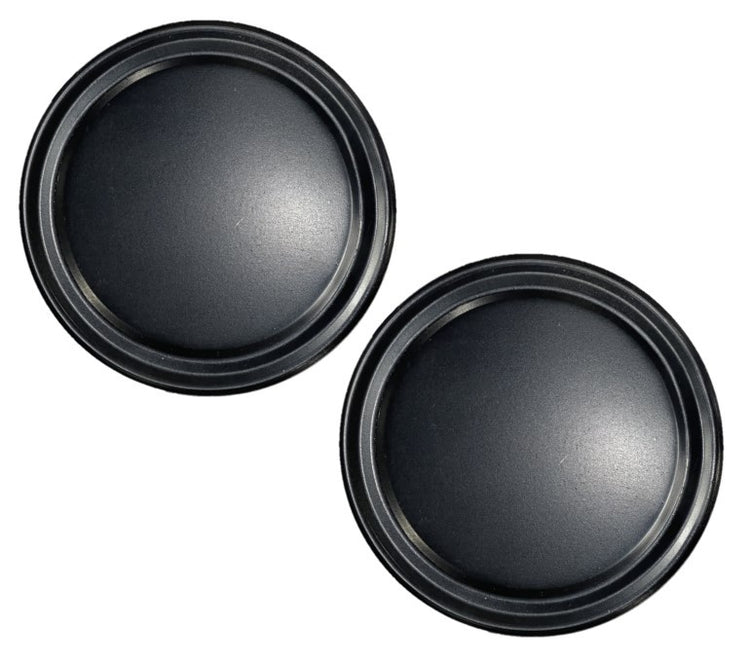 HOLDEN HK HT HG BONNET CIRCULAR BLANK OFF COVER PLATES (PAIR)