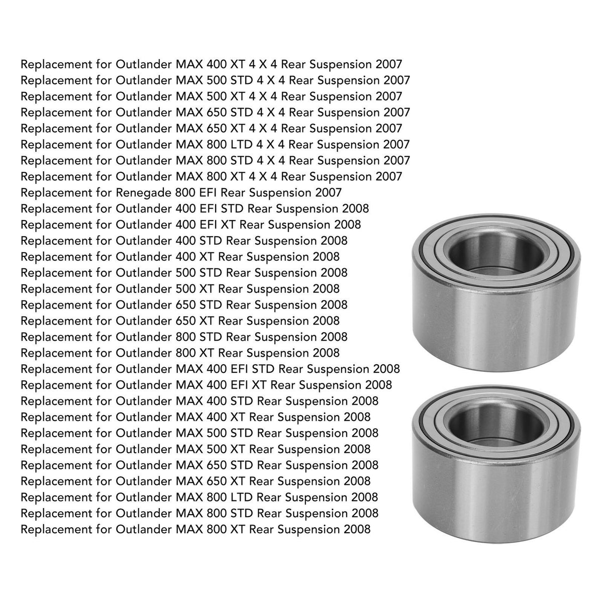 Trailing Arm Bearings Wheel Bearings Kit 2pcs 293350037 For ATV