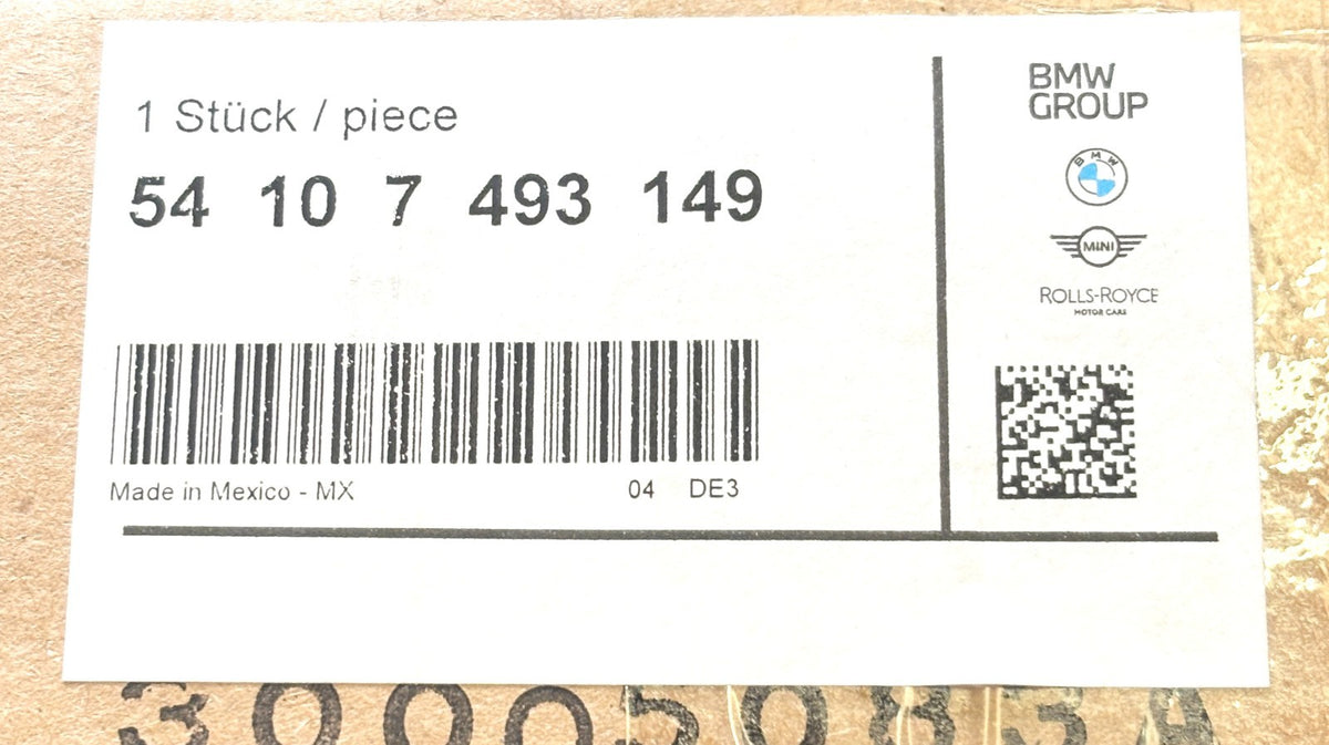 Genuine BMW X3 X4 X5 X6 X7 G01 G02 G05 G06 Sunroof Drip Rail Seal 54107493149