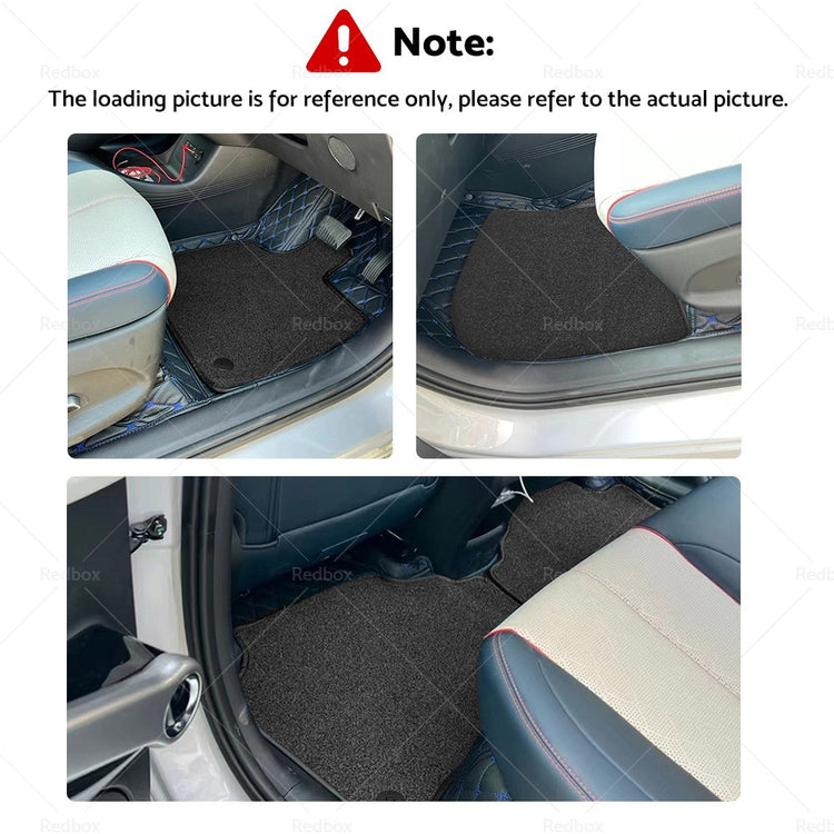3Pcs/Set Classic Carpet Car Mats Suitable For BYD Atto 3 2022+ Black
