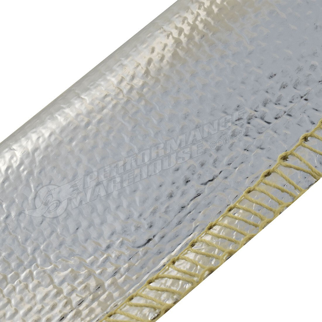 Thermal Shield Sleeve W/Sewn Seam, 25mm ID, 1m Aluminium - CAL-H1325AL