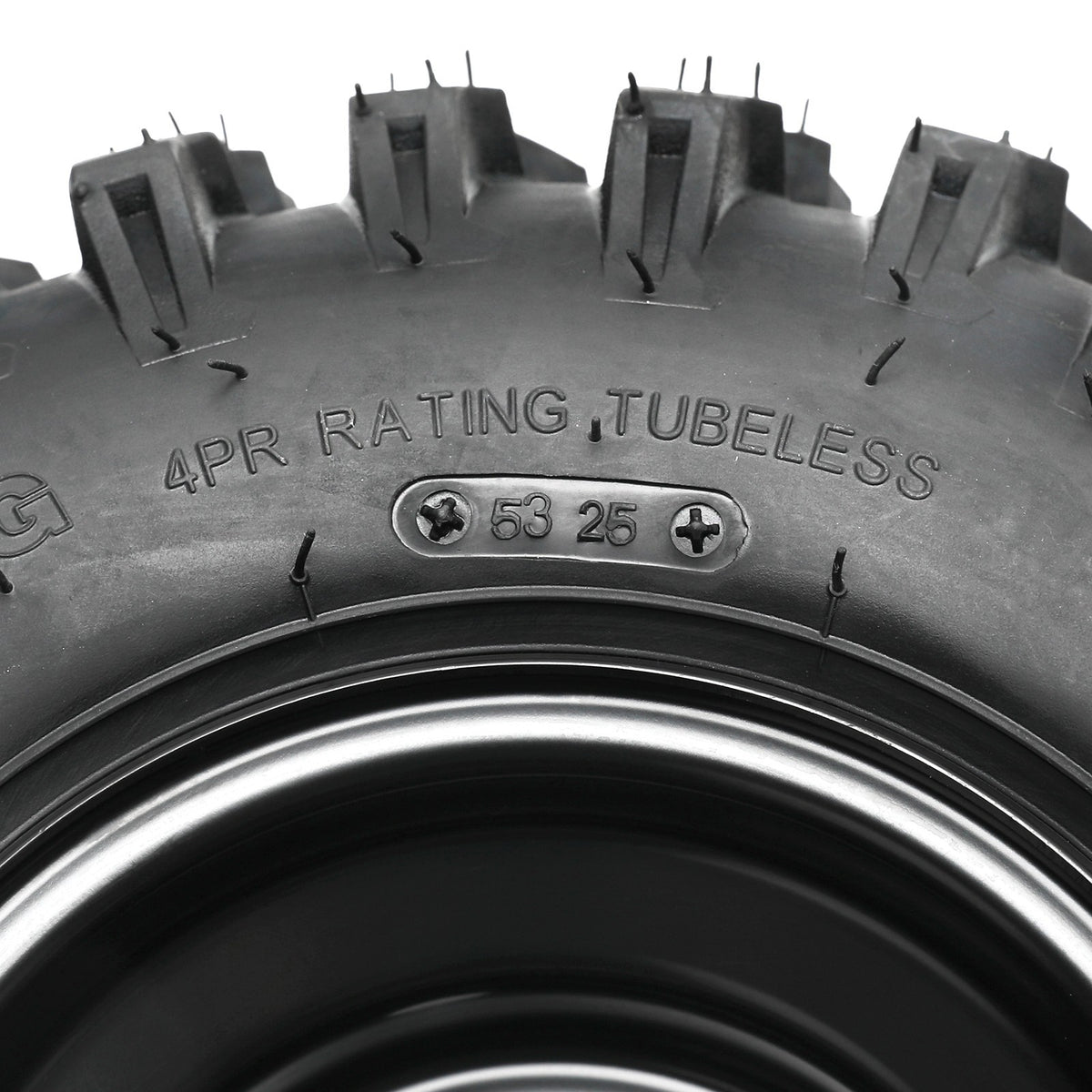 4Pack 14x5-6 14x5.00-6 Tyre Rim Wheel 6" 3 Hole 78mm for Go Kart ATV Quad E Bike