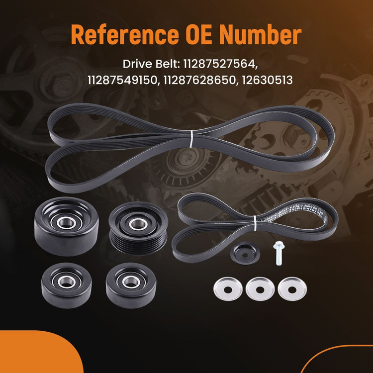 V-Ribbed Belt Kit for Holden Commodore VT VX VY VZ GEN III ZPN33742