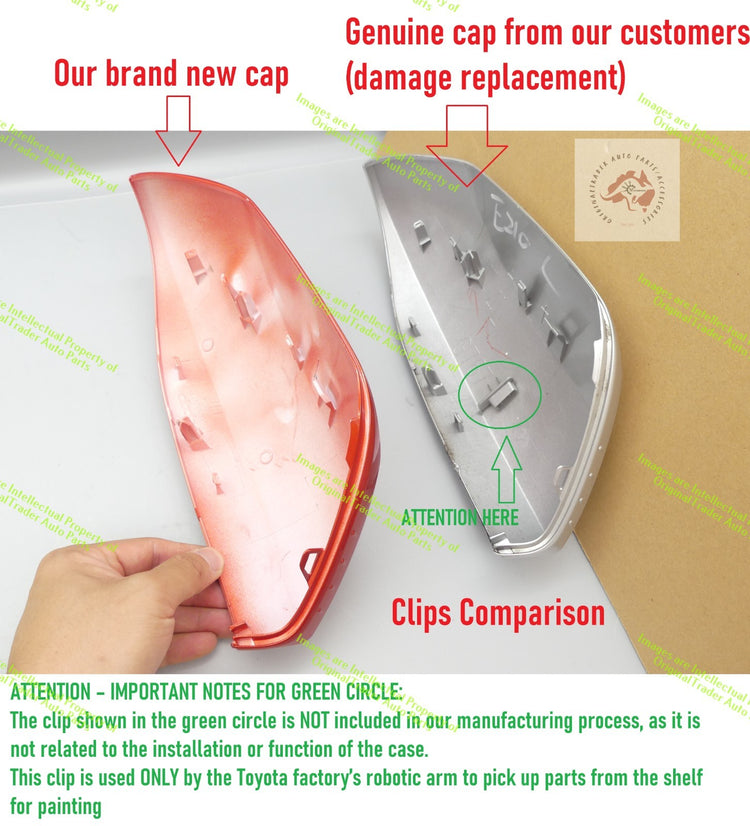 Left Door Mirror Cap Housing for Toyota Corolla E210 Series Frosted White 089
