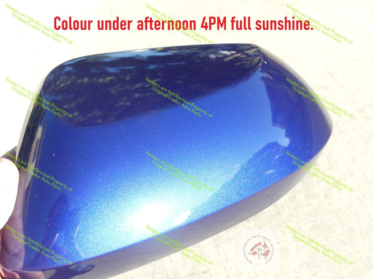 Left Side Mirror Cap Housing for Toyota Corolla E210 8W7 Lunar Blue Metallic 8W7