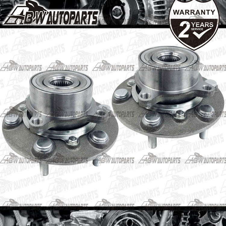 2x Front Wheel Bearing Hub For Mitsubishi Triton ML,MN,MQ,MR ABS 4WD & RWD 2006+