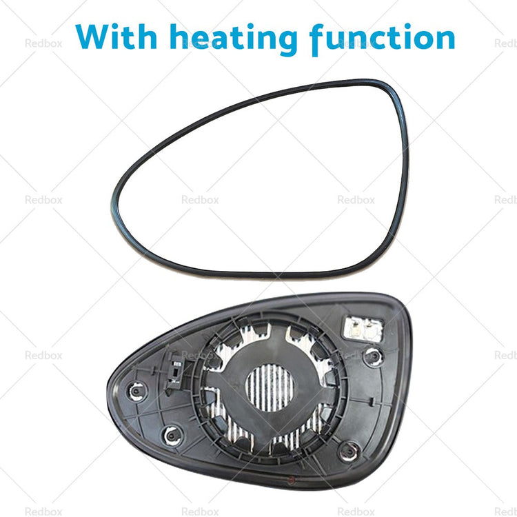 Mirror Glass Heated Convex w/ Base Suitable for Holden Barina 2011–2018