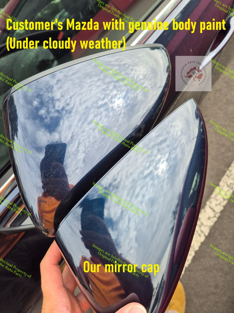 Right Side Mirror Case Cap Housing Mazda CX-5 CX5 KF Deep Crystal Blue Mica 42M