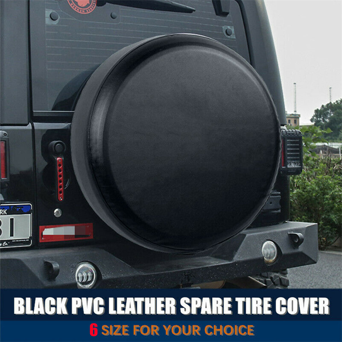 18'' Spare Tire Wheel Cover for 285/50R18 285/50R20 285/55R18 285/55R20 Mud Tyre