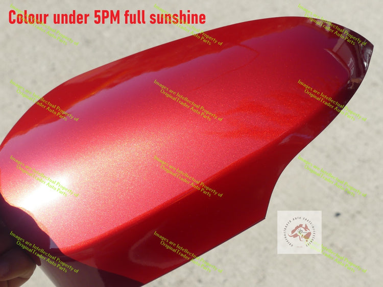 Left Side Mirror Cap Cover Housing for Toyota Corolla E170 E180 Wildfire Red 3R3
