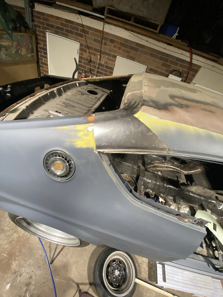 Mazda RX4 Coupe 929 Rear Window / Roof Rust Repair Section.