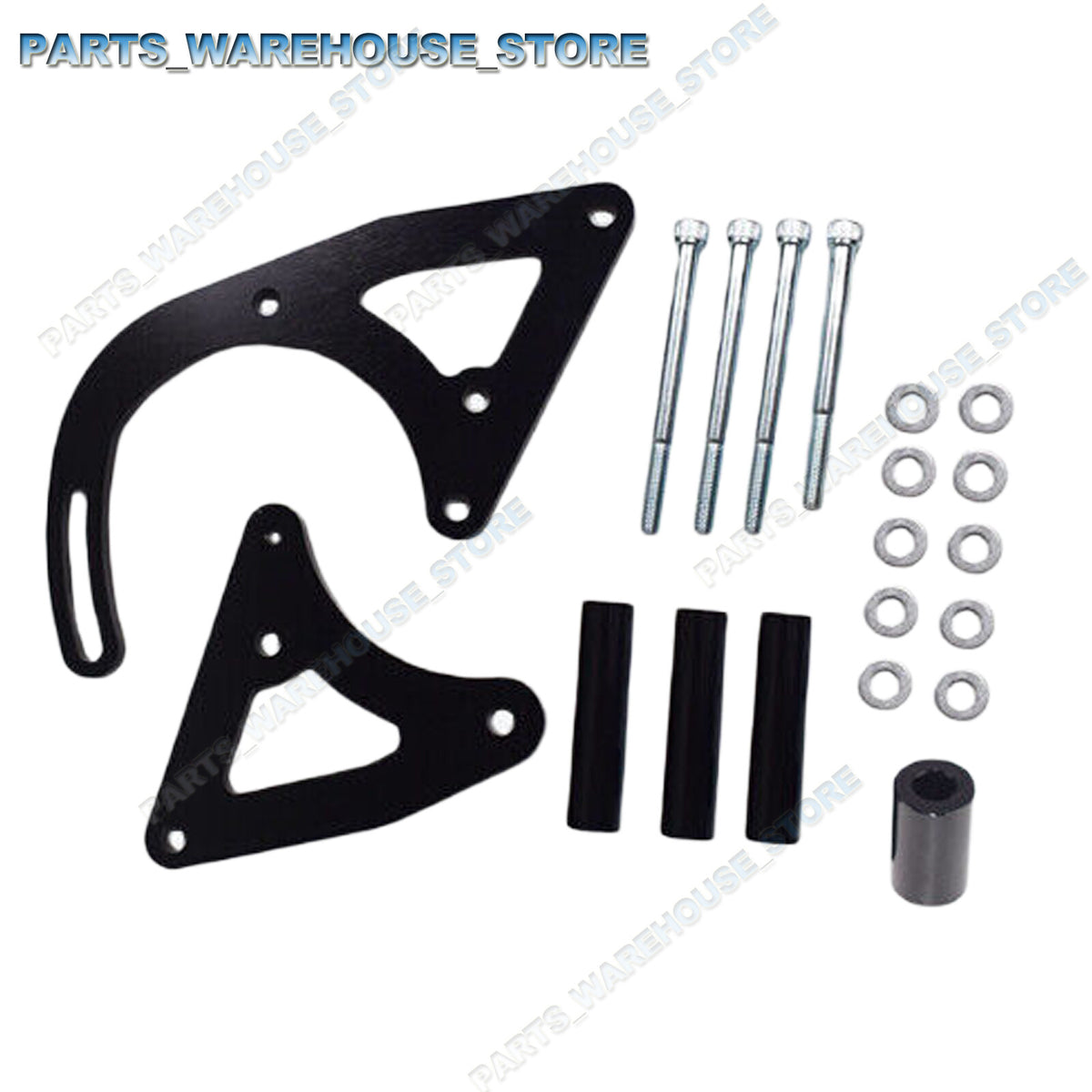 LOW MOUNT ALTERNATOR BRACKET KIT FOR HOLDEN 253 304 DRIVER SIDE BILLIT ALUMINIUM