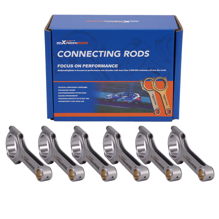 6x Connecting Rod Rods for Nissan RB26 RB28 Skyline R32 R33 119.5mm ARP2000