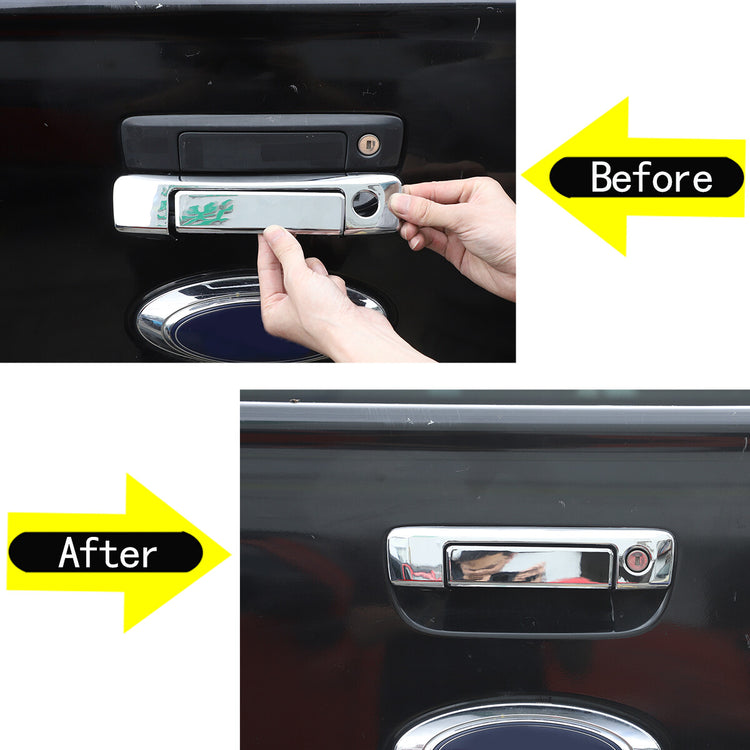 ABS Silver trunk Tailgate Handle Cover Trim For Ford Ranger 2015-2021 AU