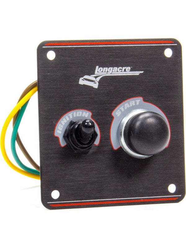 Longacre Switch Panel Dash Mount 3-3/8 x 3-5/8 in 1 Toggle / 1 Momen (52-44861)