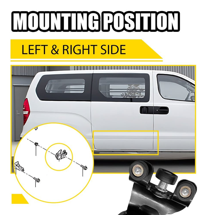 For ILOAD IMAX 2007-20 LH RH Sliding Door Middle Roller Bracket 839404H000 2x V1