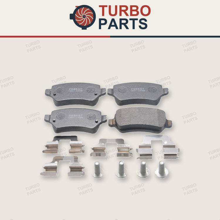 Kia Rear Pad Kit, Disc Brake - (Including Bolts, With Anti-Rattle Spring)