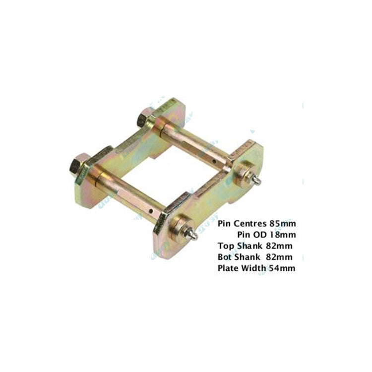 Front Greasable Shackle Kit for Landcruiser 75 Series FZJ75 HZJ75 HJ75 FJ75