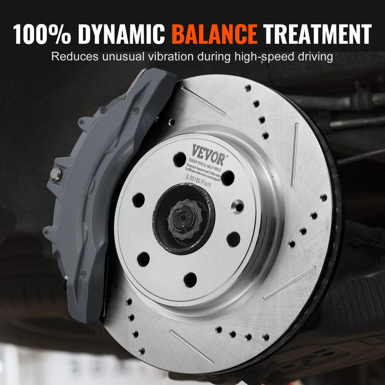 VEVOR Front Brake Kit Compatible with 2007-2017 Chevy Traverse, Buick Enclave...