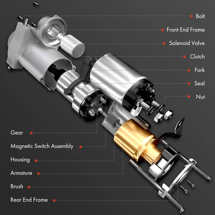 Starter Motor for Hyundai Accent LC 2000-2003 S 1990-1996 1.5L Automatic Trans