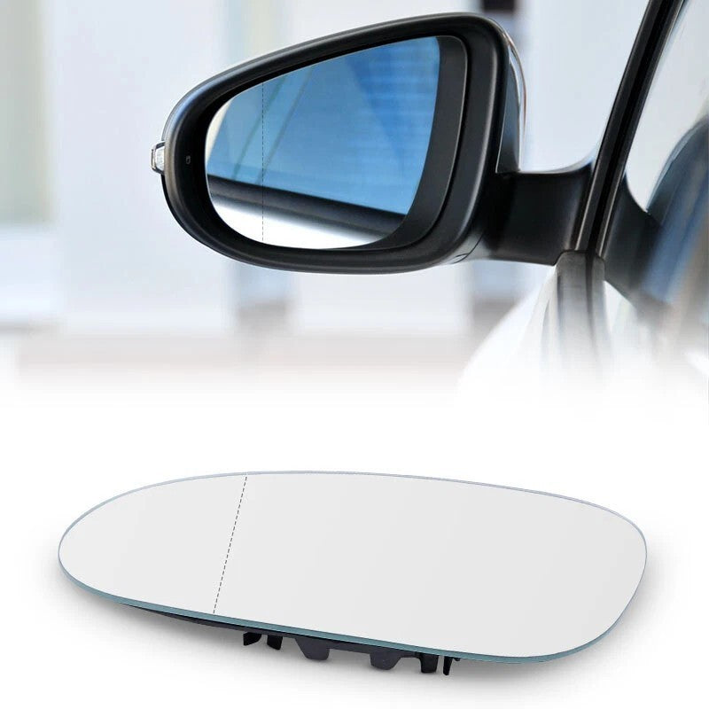 PASSENGER SIDE LEFT MIRROR GLASS For VW GOLF MK5 2004-2008 WITH HEATED BACK BASE