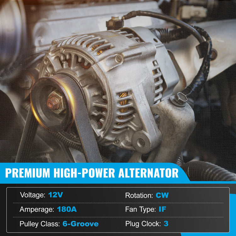 NEW Alternator 180A For SUBARU OUTBACK PETROL, 3.6, EZ36, 5TH GEN, 09/09-11/14