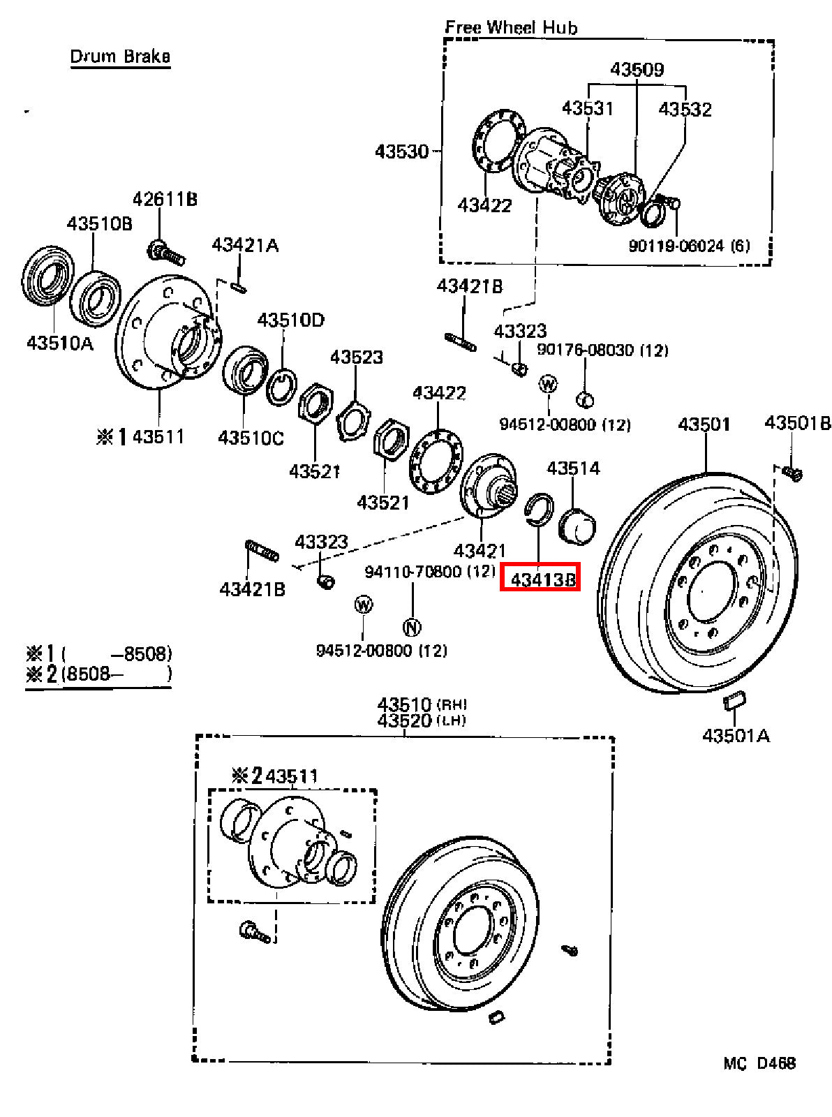 Genuine LandCruiser VDJ79 VDJ78 Front Axle Outer CV Circlip Snap Ring
