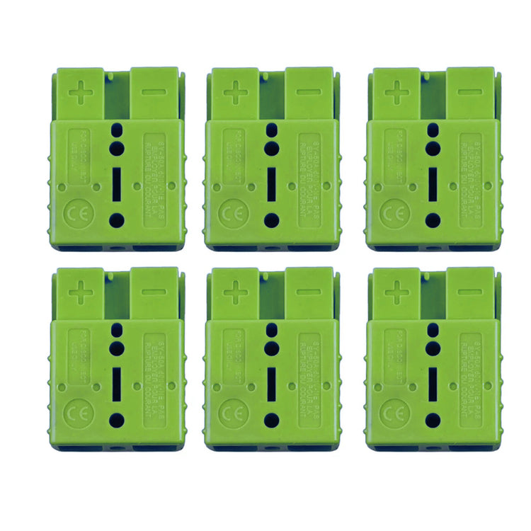 12Sets Connectors Anderson Style Plug DC Power 50AMP Solar Caravan 6AWG GREEN AU