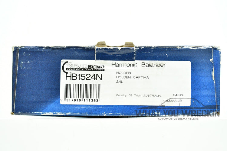 POWERBOND HARMONIC BALANCER - HB1524N for HOLDEN CAPTIVA CG 5/7 2.4L 2011-19