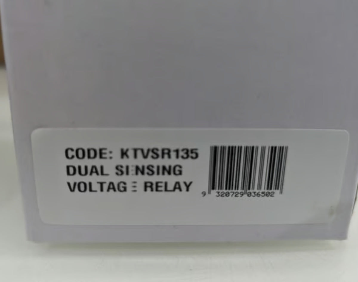 KT-Cables KTVSR135 Dual Sensing Voltage Relay VSR-2008 12V 125A (NEW In Box)