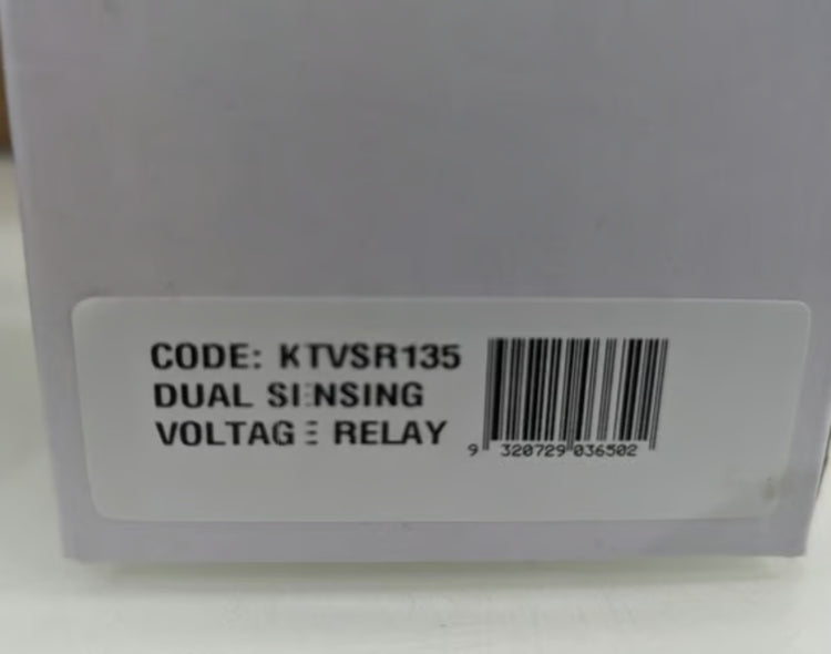 KT-Cables KTVSR135 Dual Sensing Voltage Relay VSR-2008 12V 125A (NEW In Box)