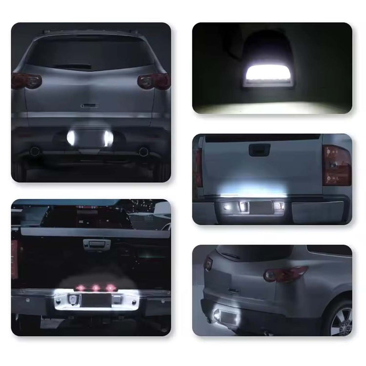 LED Number Plate Light Housing Assembly Pair For Holden Colorado RG 2012-2020