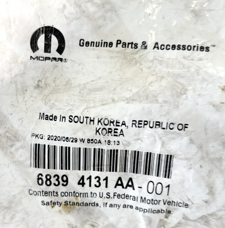Genuine Jeep Grand Cherokee Wrangler Water Pump Seal Gasket 68394131AA OEM & New