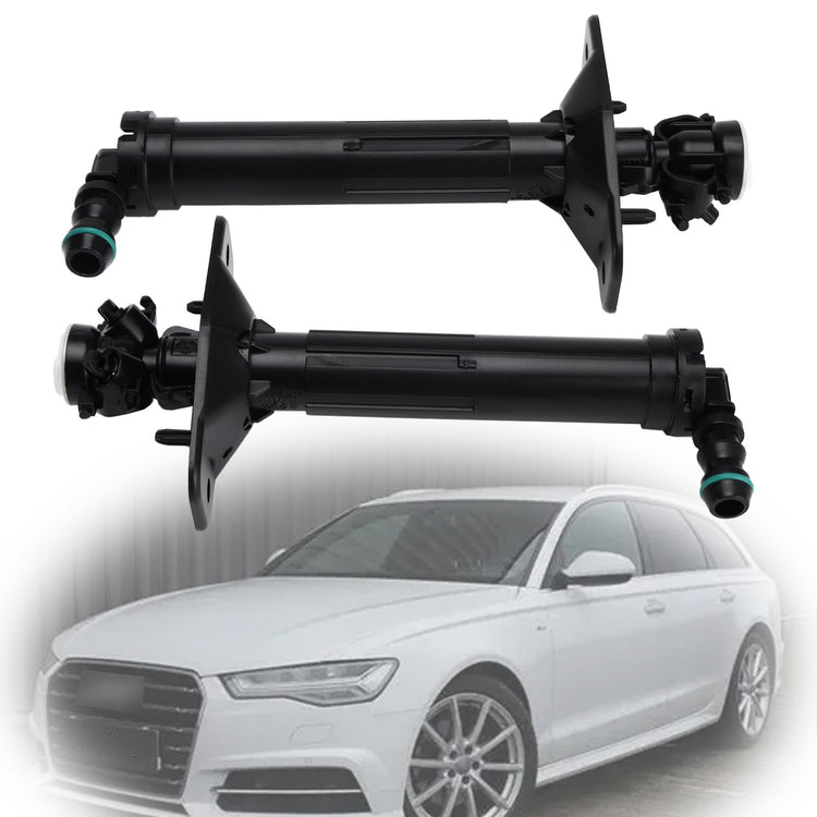 1 Pair Front Headlight Spray Washer Nozzle For Audi A6 C7 2011-2018 TT