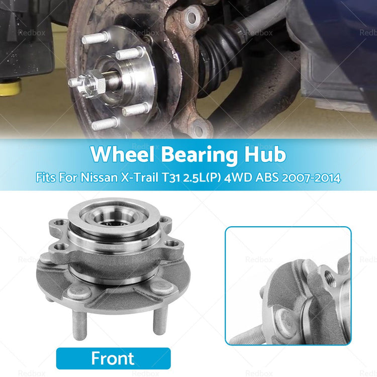 Front Wheel Bearing Hub Suitable for Nissan X-Trail T31 2.5 4WD ABS 07-14