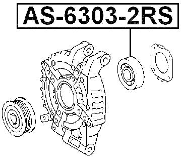 Ball Bearing 17X47X14 Fits Daihatsu 021903221D, 0289032213, 028903221N, 04990322