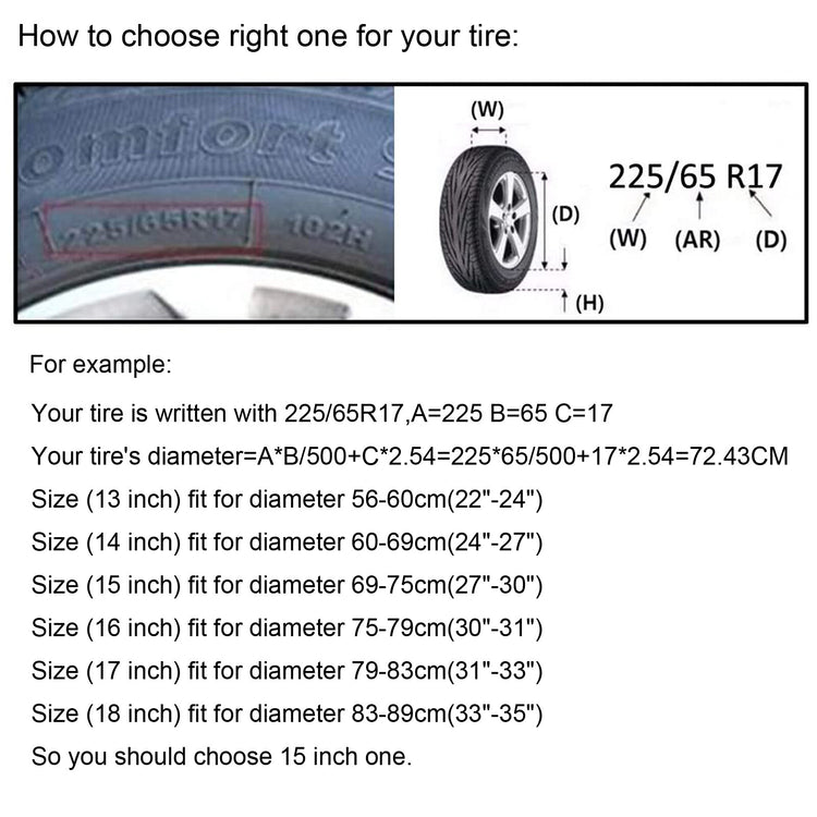 18'' Spare Tire Wheel Cover for 285/50R18 285/50R20 285/55R18 285/55R20 Mud Tyre