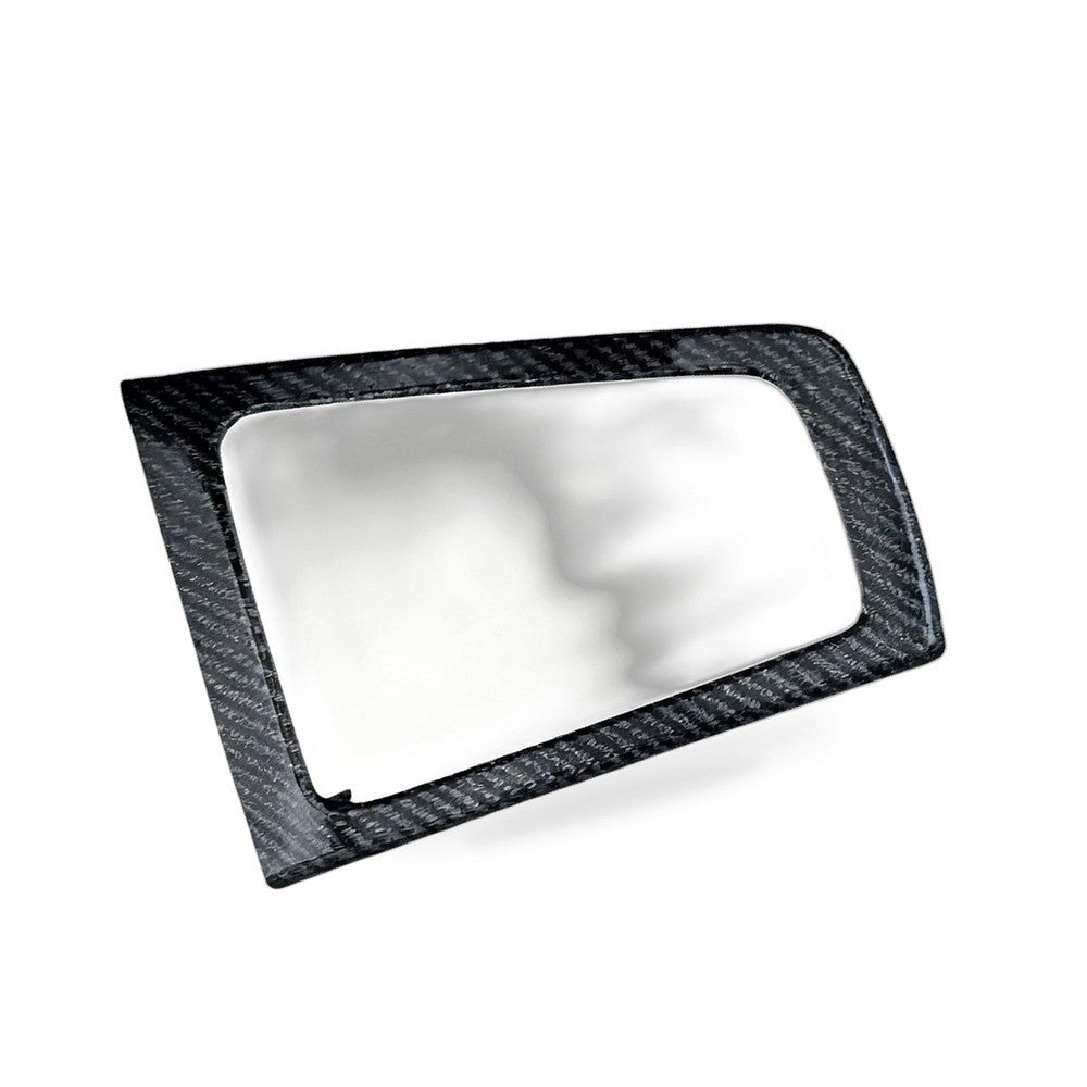 Shift Lever Trim Suitable for Ford Focus 2012-2018 MT Silver Gray Carbon Fiber