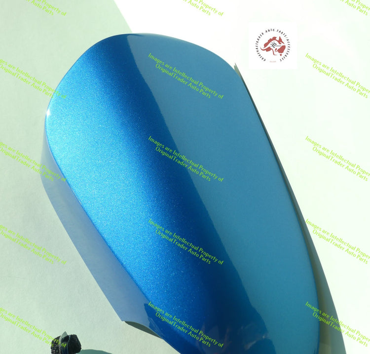 Left Door Mirror Cap Case Housing for Toyota Corolla E180 Series 2 Blue Gem 8X7
