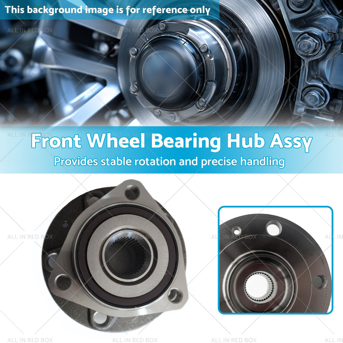 Front Wheel Bearing Hub Assy Suitable For Volkswagen Golf Jetta 1K AU MK5 MK6