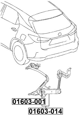 Rear Level Sensor Fits Lexus 89407-48061