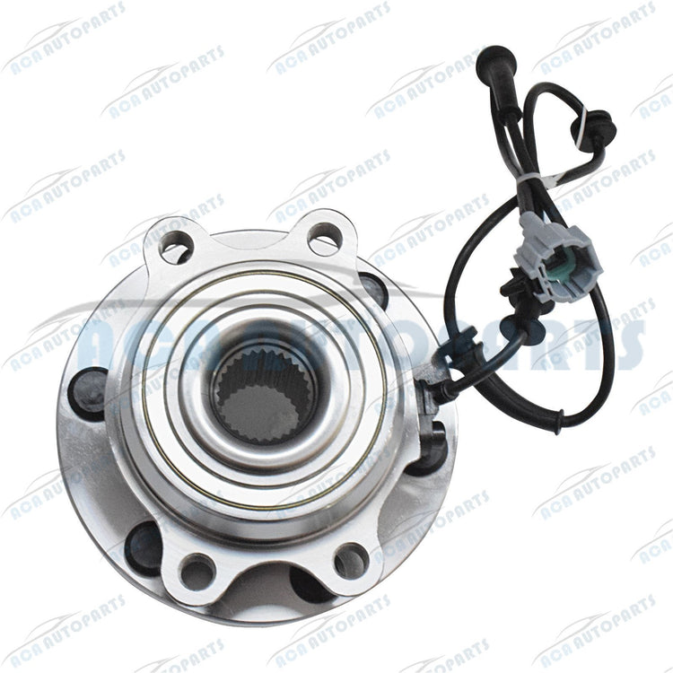 FRONT WHEEL BEARING & HUB FOR NISSAN NAVARA D40 ABS YD25 SPANISH PATHFINDER