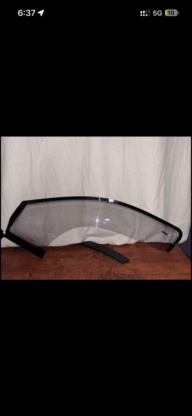 Genuine OEM Mopar Jeep Wrangler JL /Gladiator JT Half Door Upper Windows (Pair)⁠