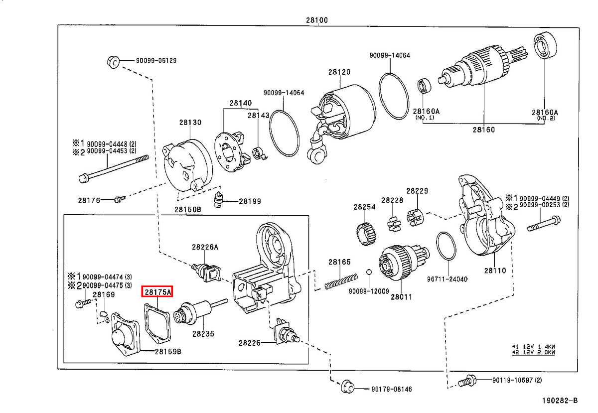 Genuine Camry VCV10 SXV23 SXV20 SXV11 Starter Magnetic Switch Cover Gasket