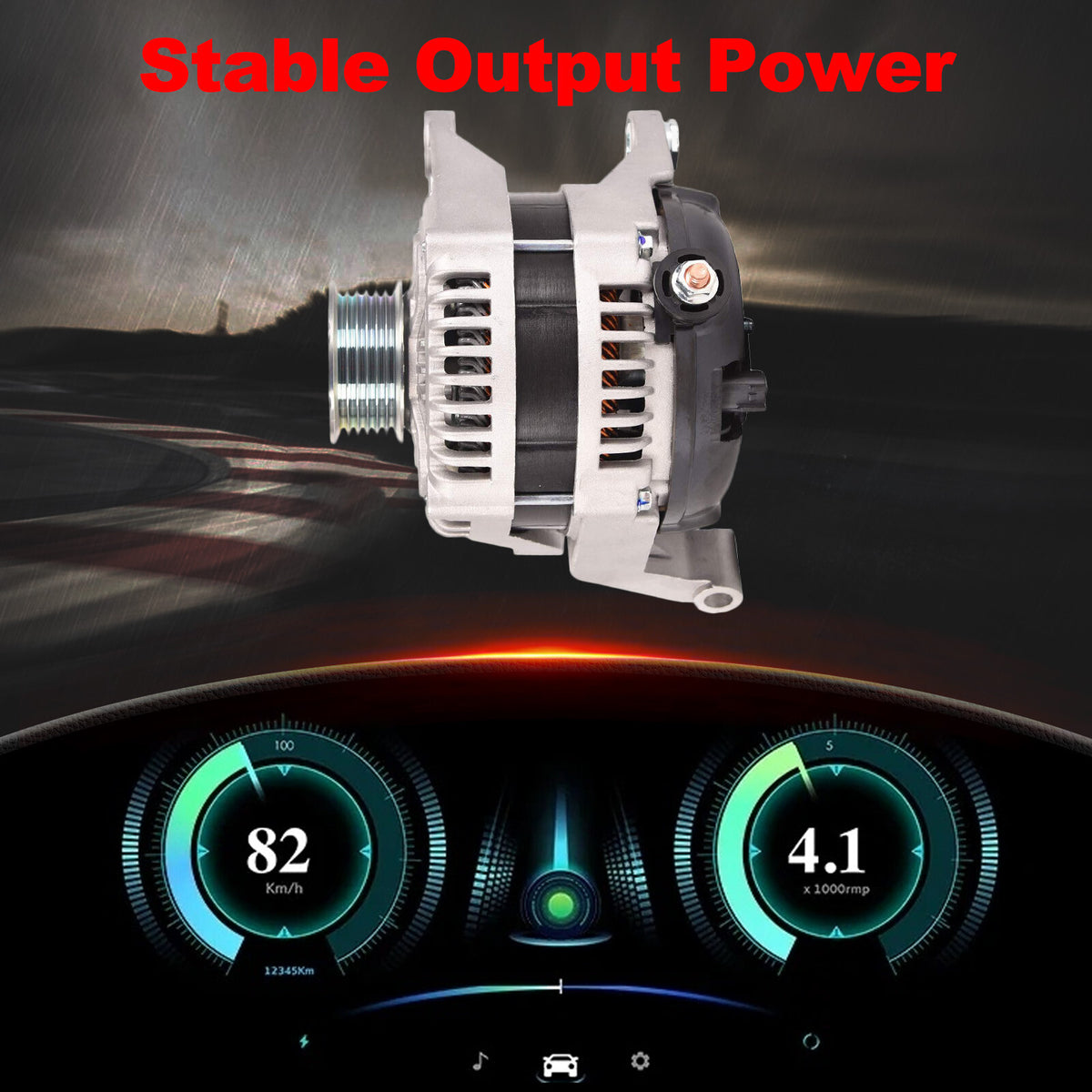 NEW Alternator For DODGE NITRO 3.7 V6 4WD 06.2007 - 12.2012